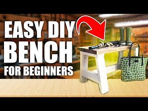 DIY Wood Bench for Beginner Woodworkers | Pocket Hole Project