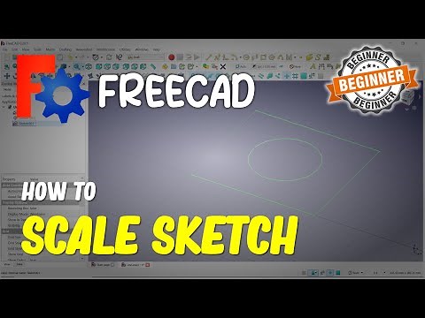 FreeCAD How To Scale Sketch