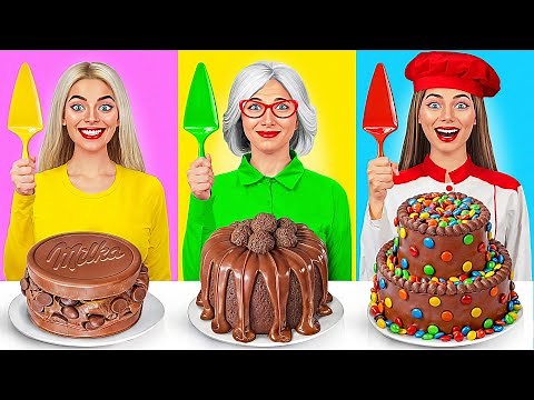 Me vs Grandma Chocolate Food Challenge | Funny Moments by Multi DO Challenge