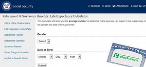This SSA life expectancy calculator shows how long you'll receive benefits