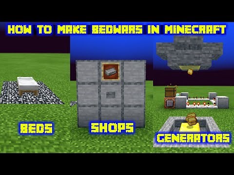 how to make bedwars in minecraft bedrock or Java
