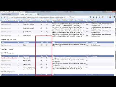 Documenting Polyspace Results Using Reports