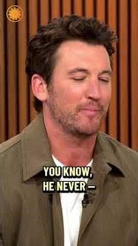 Miles Teller says his late grandfather’s marriage inspired his "Eternity" character #shorts