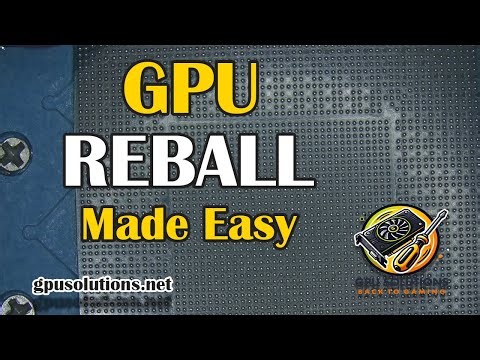 How to Reball a GPU Core Step by Step | Pro Repair Guide