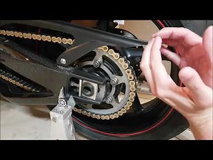 Yamaha R1 Motorcycle Chain Tension