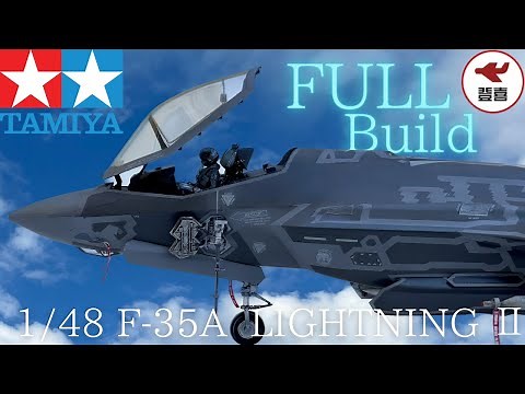 タミヤ 1/48 f35a lightning ii Full Build - BEAST MODE - Scale model aircraft