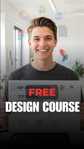 Top Free Design Courses for Graphic Design, Web & Fashion in 2026 #graphicdesign #graphicdesigner