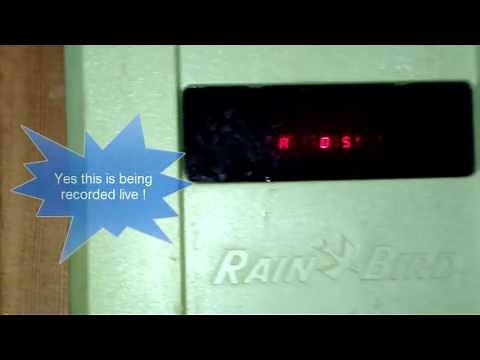 how to set rainbird sprinkler timer