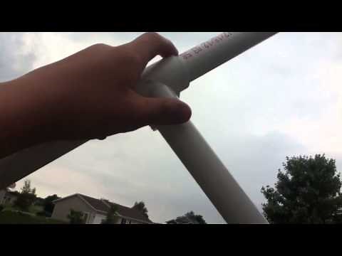 Rotating PVC Flagpole and Instructions