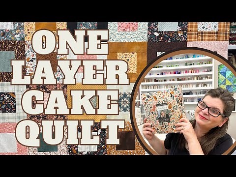 EASY & Quick Layer Cake Quilt Tutorial || Perfect For Beginners!