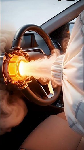 How Car Airbags Open in Just 0.04 Seconds During a Crash! 💥🎈