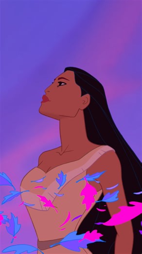 Through every color, and every current, her story lives on. 💜 Stream Pocahontas on Disney . | Disney Princess