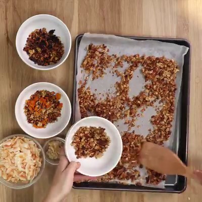 948K views · 1K reactions | Big Batch Clean Eating Granola: We kept...