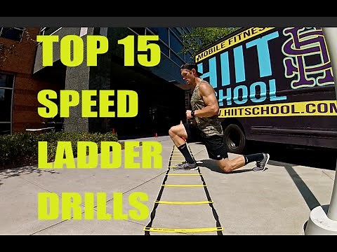 Speed Ladder | 15 Drills for Speed, Quickness, Agility | HIIT School