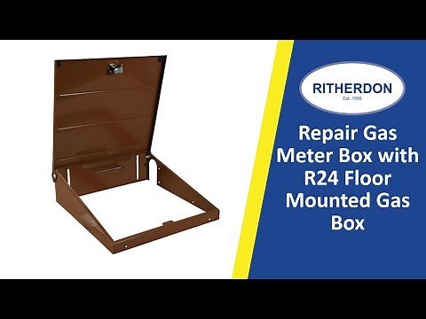 Repair Gas Meter Box R24 Replacement Floor Mounted Semi Concealed Gas Box Measuring/Fitting Video