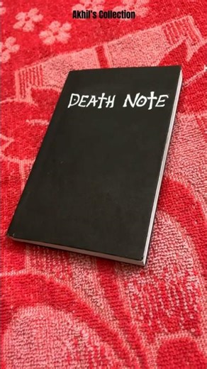 DIY “Death Note” notebook 📓 ☠️