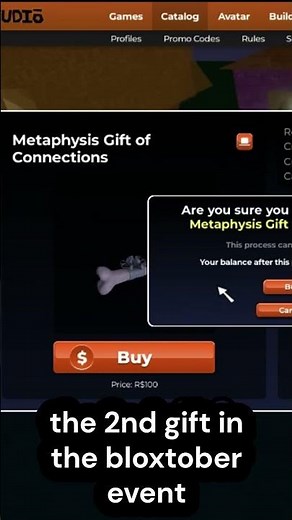 the 2nd gift in the #2025retrostudiobloxtober event