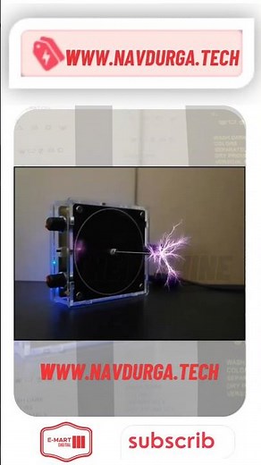 NEW Tesla Coil Desktop Toy: Wireless Power Transmission &Electric Lightning Science Experiment Model