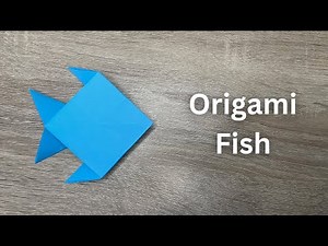 How To Make Easy Origami Fish - Paper Fish Folding Tutorial