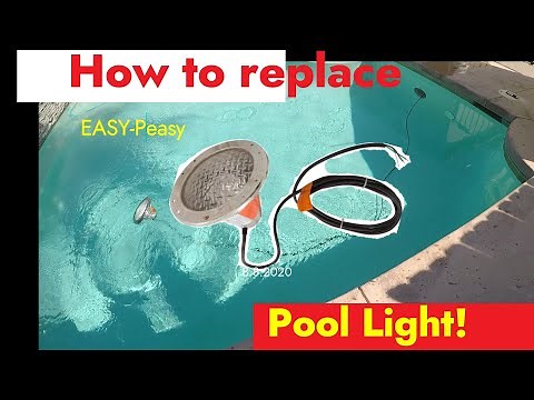 How to install pool light!