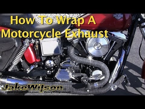 How To Wrap A Motorcycle Exhaust