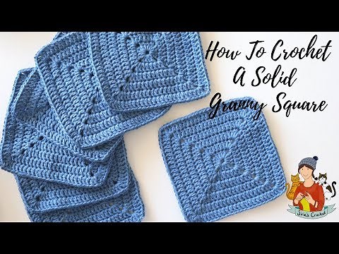 How To Crochet A Solid Granny Square