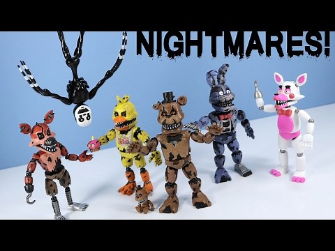 Five Nights at Freddy's Nightmare Action Figures Funko with Nightmarionne