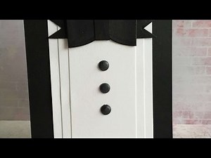 How To Make A Fancy Tuxedo Card - DIY Crafts Tutorial - Guidecentral