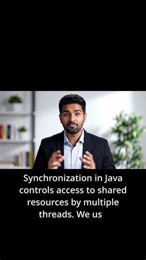 Synchronization in Java? 🔒 | Java Multithreading #shorts #motivation #education #tech #java