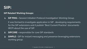 Full SIP course at https://telcomaglobal.com/p/sip-session-initiation-protocol The Session Initiation Protocol (SIP) is a signaling protocol used for initiating, maintaining, and terminating real-time sessions that include voice, video and messaging applications. | Telcoma Global | Facebook