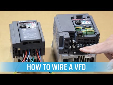 How to wire a VFD / variable frequency drive