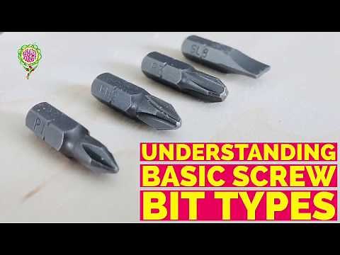 Understanding Basic Screw Bit Types