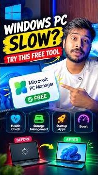 Don't Reset Windows! Try This Free Microsoft Tool First #WindowsTips #PCManager #ComputerTips