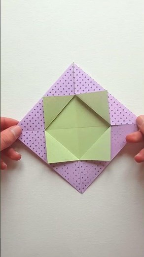 BOITE EN ORIGAMI - Tutoriel Facile