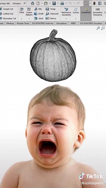 Convert to mesh body in Solidworks ! Have you ever used that feature? 👀 #solidworks #solidworkstutorial #mesh #3dmodeling #keepitsimple