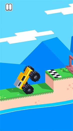 Level 93 (Wheelie) - (Drive Mad) FANCADE Fun Gameplay #shorts #fancade #drivemad 4k All Levels