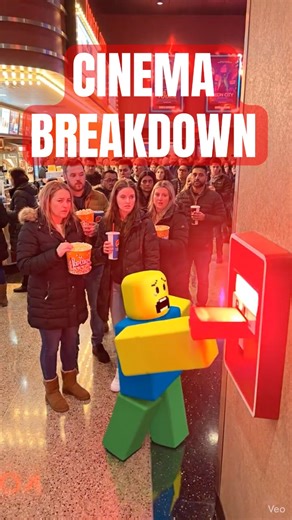 Cinema PANIC! Noob Triggers the Fire Alarm During Movie 🚨🍿