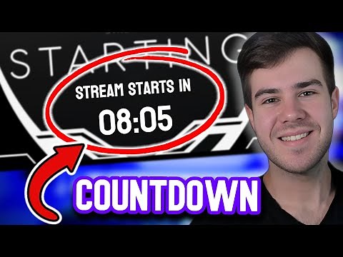 How To Setup A Stream Countdown Timer 2025 (For Beginners)