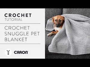How to Crochet a Snuggle Pet Blanket | Free Pattern for Dogs & Cats