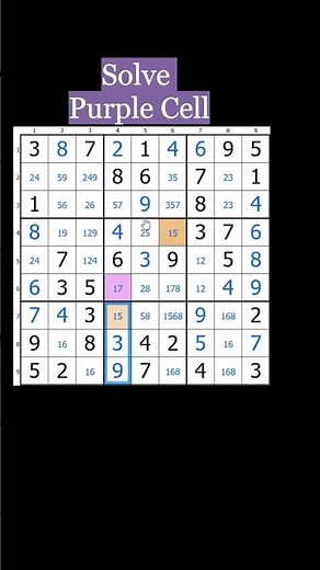 Advanced Strategy That Will Blow Your Mind 🤯 😱Sudoku Shorts 108 #Sudoku #puzzle #shorts