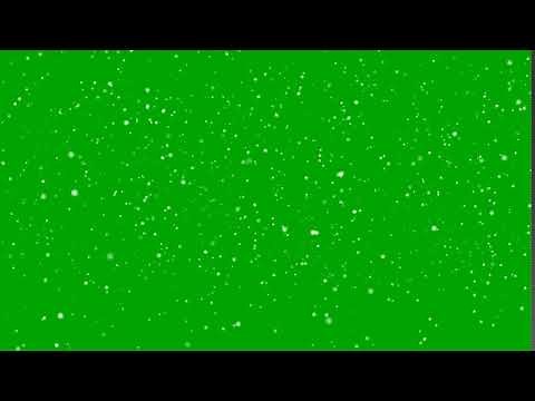 Greenscreen REALISTIC SNOWFALL