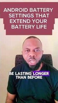 Android battery settings that extend your battery life | Charles InfoDesk