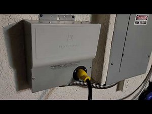 Transfer Switch, how to connect your Generator to your home quick and easy.