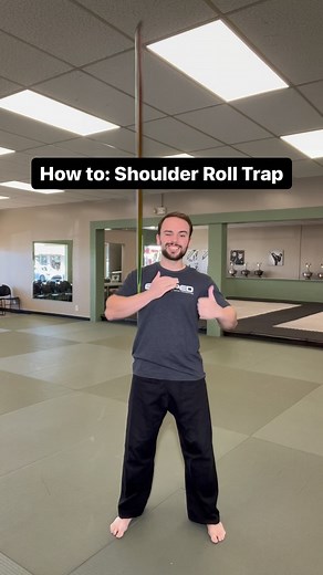8.5K views · 1.2K reactions | How to: Shoulder Roll Trap An upgrade to the shoulder roll! Good for popping up into a release variation. Good for improving coordination and awareness with the bo Staff. Give it a go! #howto #shoulder #roll #tutorial #bo #staff #trick #cool #fun #martialarts #cosplay #anime #skill #trap #cekarate #1pmartialarts #1stphorm #theequippedhq #ninja #ninjaturtles | Reid Presley | Facebook