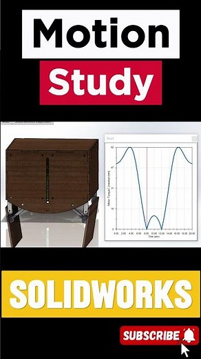 SolidWorks Motion Simulation #solidworks #cad