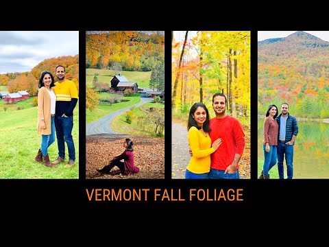 Vermont Fall Foliage | Best places for Autumn colors in New England | Stowe & Woodstock