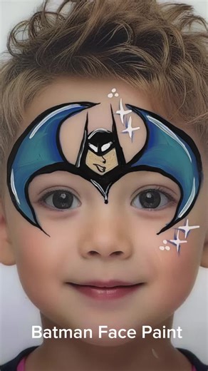 “Perfect Batman in Minutes! 🦇Easy Face Paint Tutorial” #Batman #FacePaint #FacePaintingTutorial #SuperheroMakeup #EasyFacePaint #KidsPartyIdeas #CosplayMakeup #BodyArt #DIYMakeup #TikTokArt