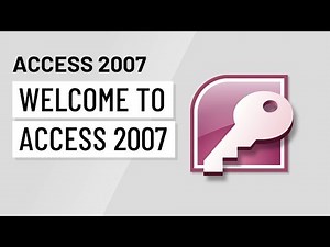 Welcome to Access 2007!