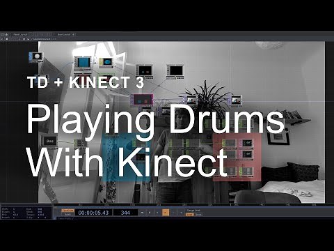 Playing Drums With Kinect – TouchDesigner + Kinect Tutorial 3