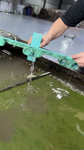 The water transfer printing process uses water pressure to transfer the camouflage